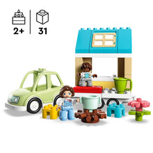 Load image into Gallery viewer, Lego Duplo Town Family House On Wheels 10986
