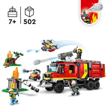 Load image into Gallery viewer, Lego City Fire Command Truck 60374
