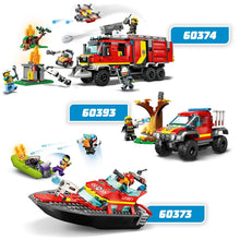 Load image into Gallery viewer, Lego City Fire Command Truck 60374
