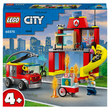 Load image into Gallery viewer, Lego City Fire Station And Fire Truck 60375
