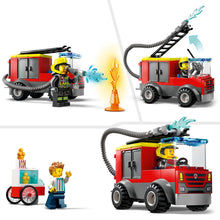 Load image into Gallery viewer, Lego City Fire Station And Fire Truck 60375
