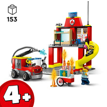 Load image into Gallery viewer, Lego City Fire Station And Fire Truck 60375
