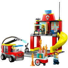 Load image into Gallery viewer, Lego City Fire Station And Fire Truck 60375
