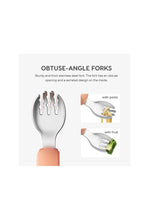 Load image into Gallery viewer, Mama Bear Baby Curved Spoon And Fork Set
