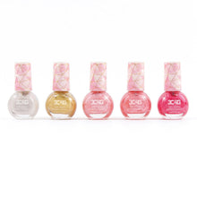 Load image into Gallery viewer, Make It Real Pink &amp; Gold 5Pk Nail Polish Hexagon
