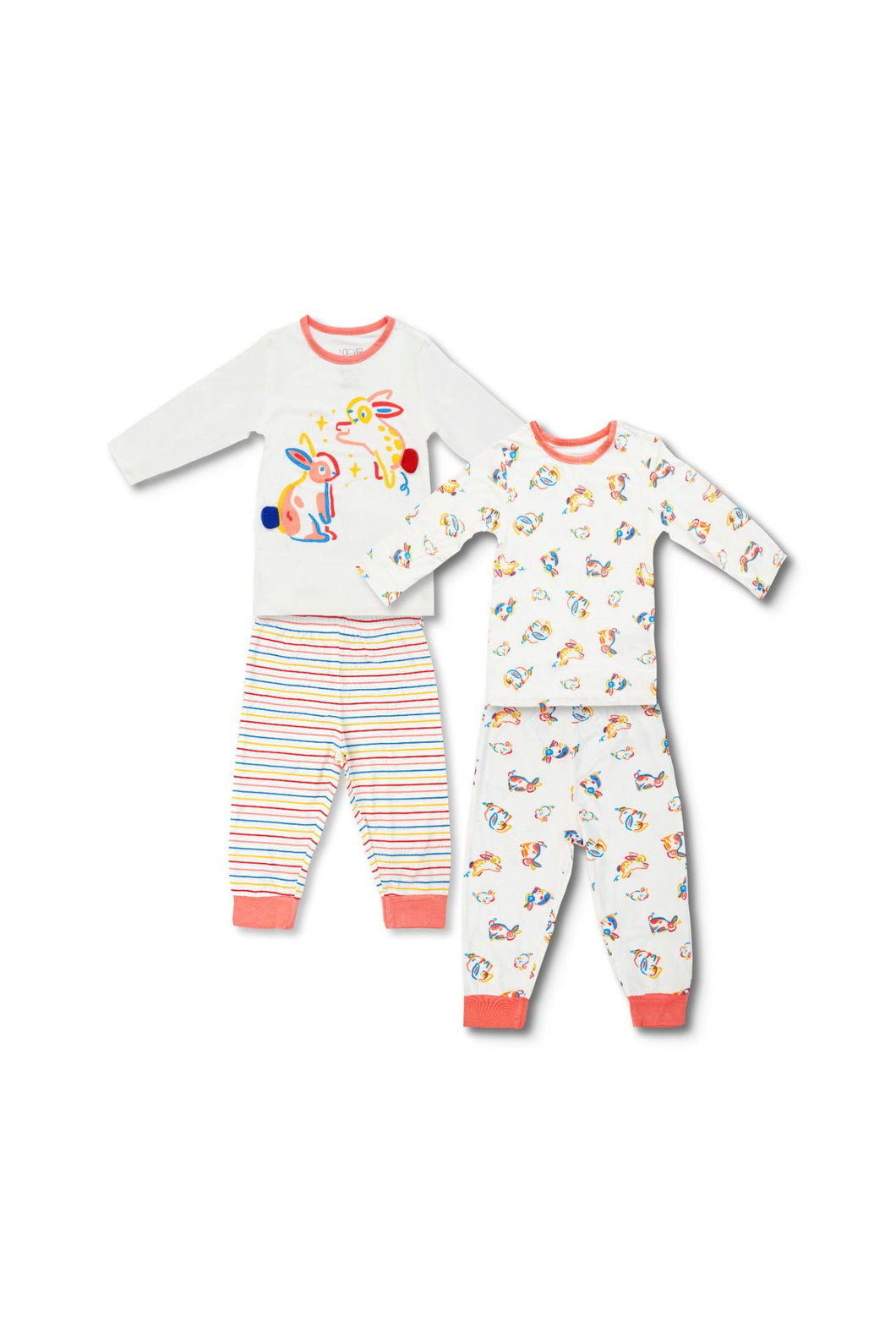 Not Too Big Bunny Bamboo Pyjamas - 2 Pack