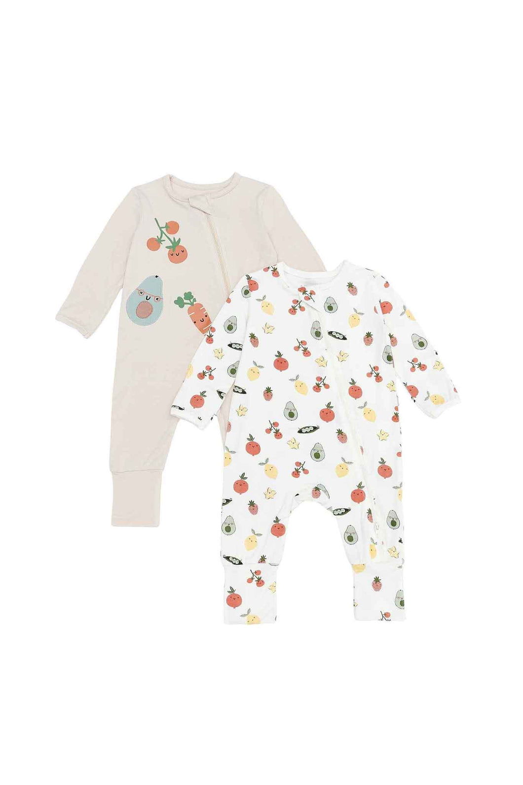 Not Too Big Farm To Table Bamboo Sleepsuit - 2 Packs