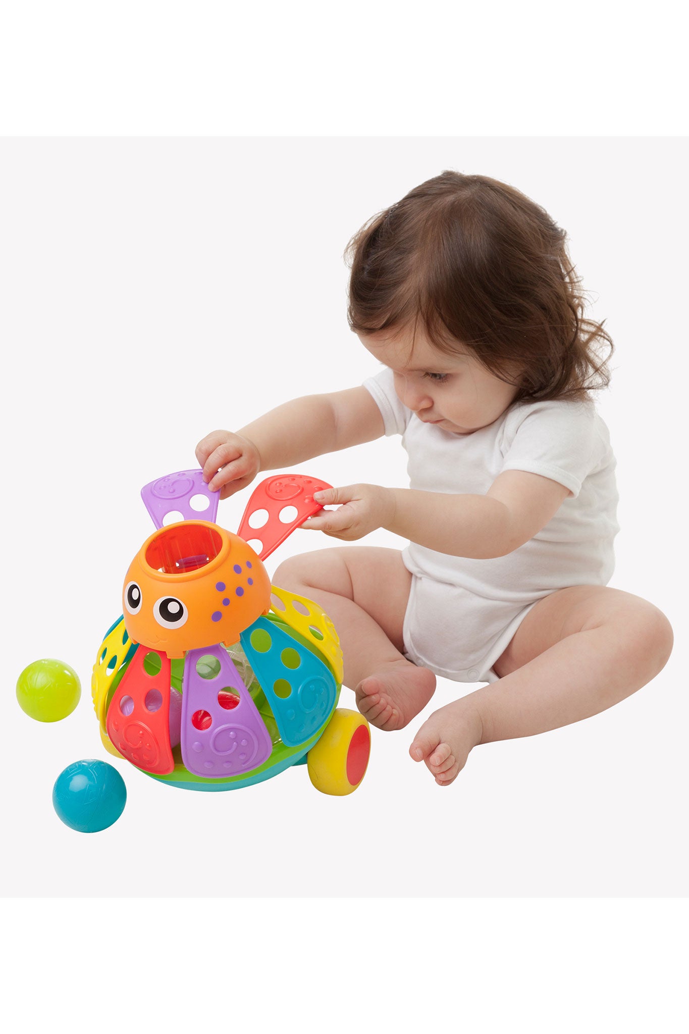 Playgro Push Along Ball Popping Octopus