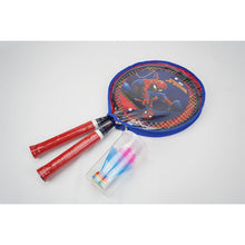 Load image into Gallery viewer, Mesuca Kids Badminton Rackets Pair Set With Shuttlecock Spiderman
