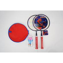 Load image into Gallery viewer, Mesuca Kids Badminton Rackets Pair Set With Shuttlecock Spiderman
