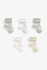 Mothercare Striped Turn-Over-Top Baby Socks - 5 Pack