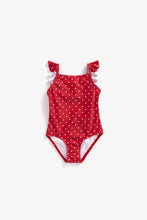 Load image into Gallery viewer, Mothercare Red Spot Swimsuit
