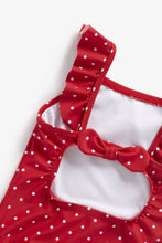 Load image into Gallery viewer, Mothercare Red Spot Swimsuit
