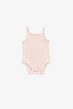 Load image into Gallery viewer, Mothercare Pointelle Cami Bodysuits - 5 Pack
