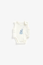 Load image into Gallery viewer, Mothercare Blue Premature Baby Bodysuits - 3 Pack
