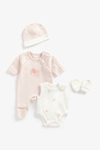 Load image into Gallery viewer, Mothercare Pink Premature Baby Four-Piece Set
