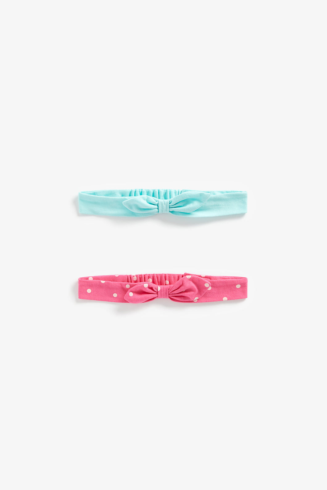 Mothercare Spot And Blue Headbands - 2 Pack