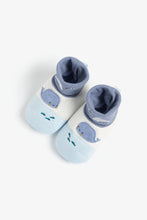 Load image into Gallery viewer, Mothercare Whale Sock-Top Baby Booties
