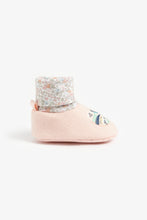 Load image into Gallery viewer, Mothercare Butterfly Sock Top Baby Booties - 3 Pack
