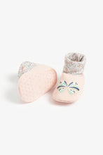 Load image into Gallery viewer, Mothercare Butterfly Sock Top Baby Booties - 3 Pack
