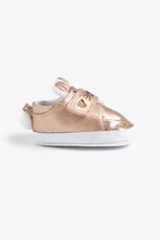 Load image into Gallery viewer, Mothercare Gold Bunny Pram Trainers
