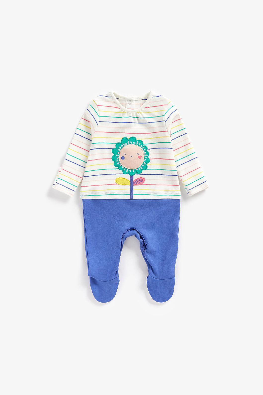 Mothercare Flower Mock Top And Leggings All In One