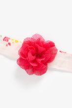 Load image into Gallery viewer, Mothercare Floral Headband With Flower Corsage
