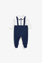 Load image into Gallery viewer, Mothercare Mock Shirt, Trousers And Bow Tie All In One
