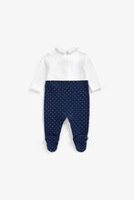 Load image into Gallery viewer, Mothercare Mock Shirt, Trousers And Bow Tie All In One
