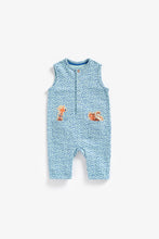 Load image into Gallery viewer, Mothercare Jungle Jersey Dungarees And Bodysuit Set
