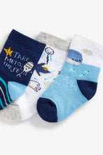 Load image into Gallery viewer, Mothercare Take Me To The Sea Socks - 3 Pack
