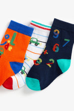 Load image into Gallery viewer, Mothercare Smiles For Miles Socks - 3 Pack
