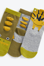 Load image into Gallery viewer, Mothercare Dino Socks - 3 Pack
