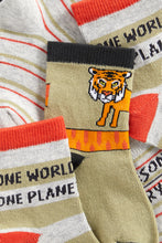 Load image into Gallery viewer, Mothercare One World Tiger Socks - 3 Pack
