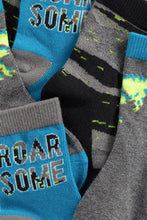 Load image into Gallery viewer, Mothercare Roarsome Glow-In-The-Dark Dino Socks - 3 Pack
