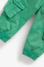 Load image into Gallery viewer, Mothercare Green Cargo Trousers
