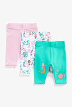 Load image into Gallery viewer, Mothercare Mermaid Cropped Leggings - 3 Pack
