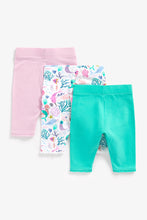 Load image into Gallery viewer, Mothercare Mermaid Cropped Leggings - 3 Pack
