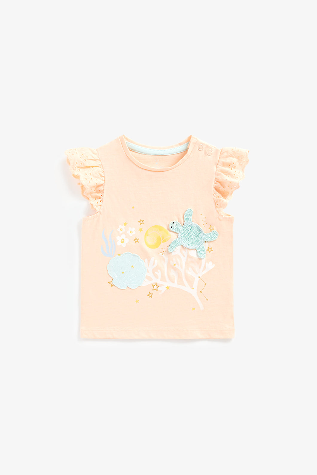 Mothercare Coral Turtle T-Shirt