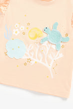 Load image into Gallery viewer, Mothercare Coral Turtle T-Shirt
