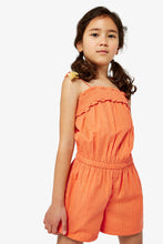 Load image into Gallery viewer, Mothercare Orange Tassel Playsuit
