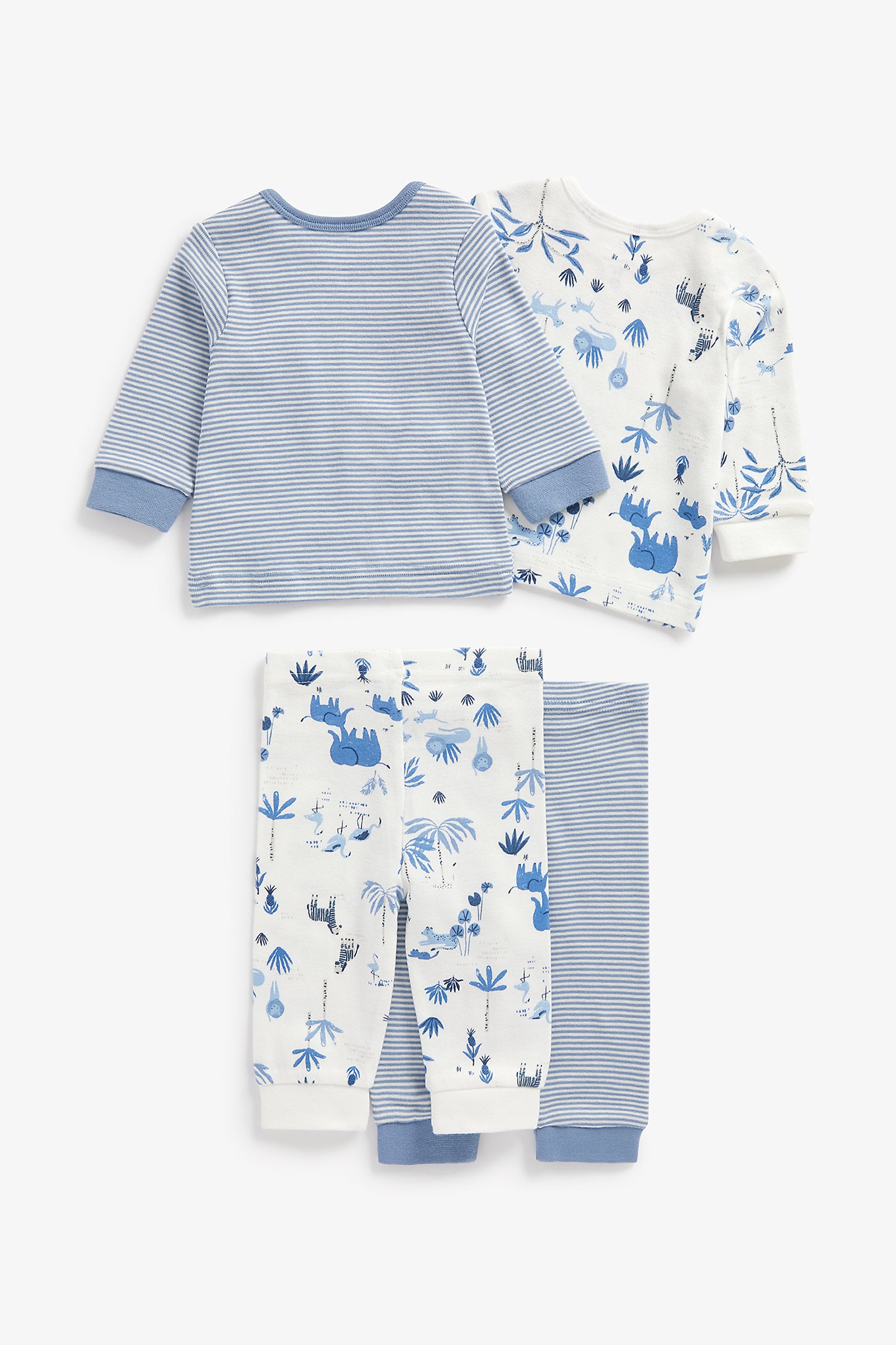 Mothercare Elephant Pyjamas - 2 Pack