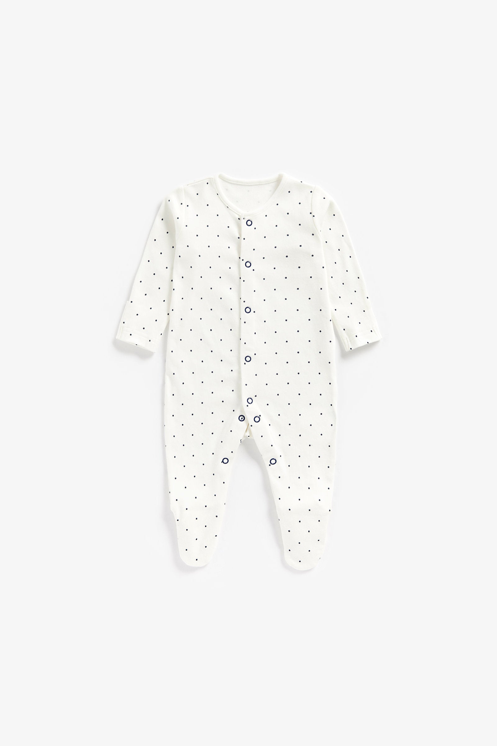 Mothercare Elephant Sleepsuits - 3 Pack