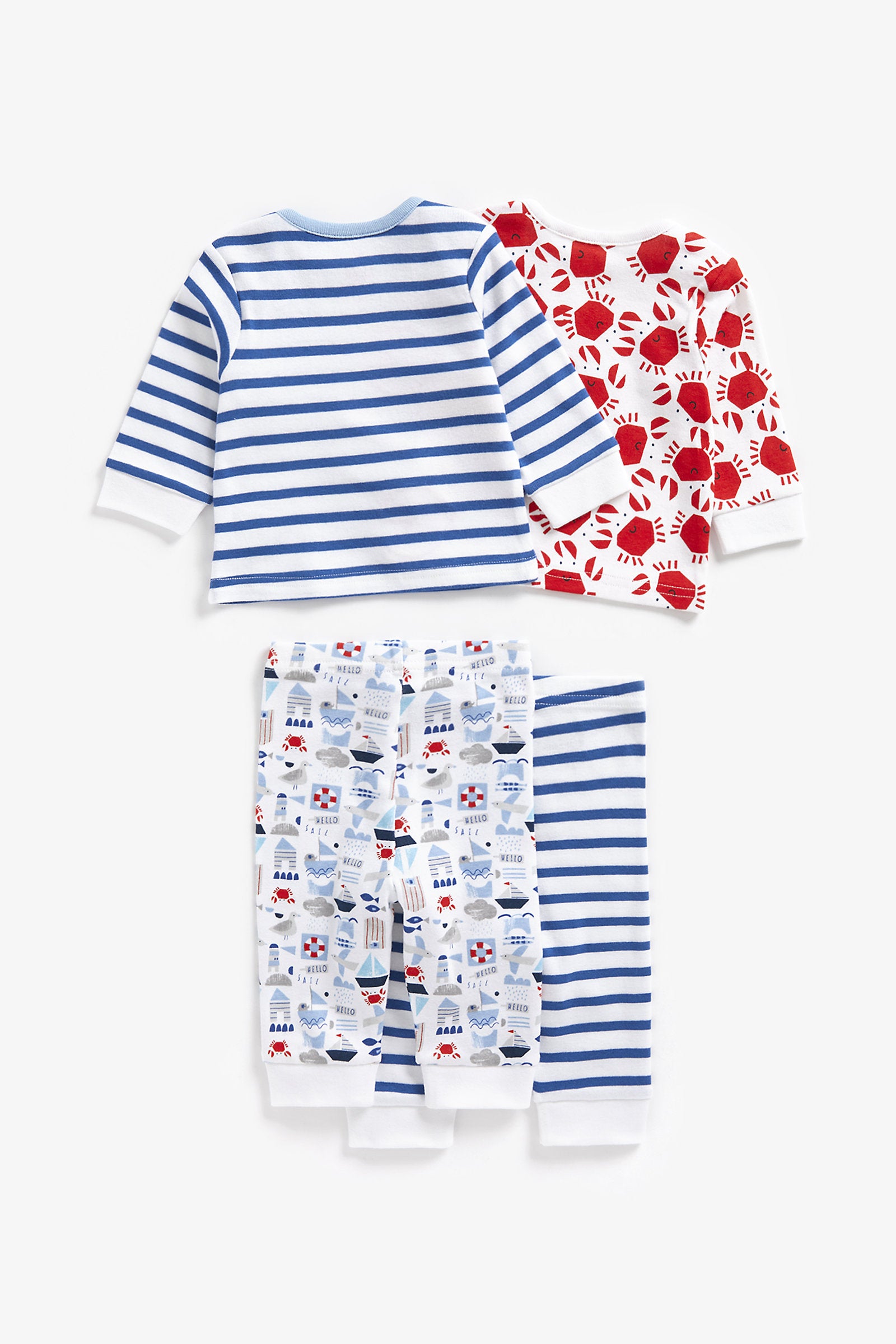 Mothercare Little Sailor Pyjamas - 2 Pack