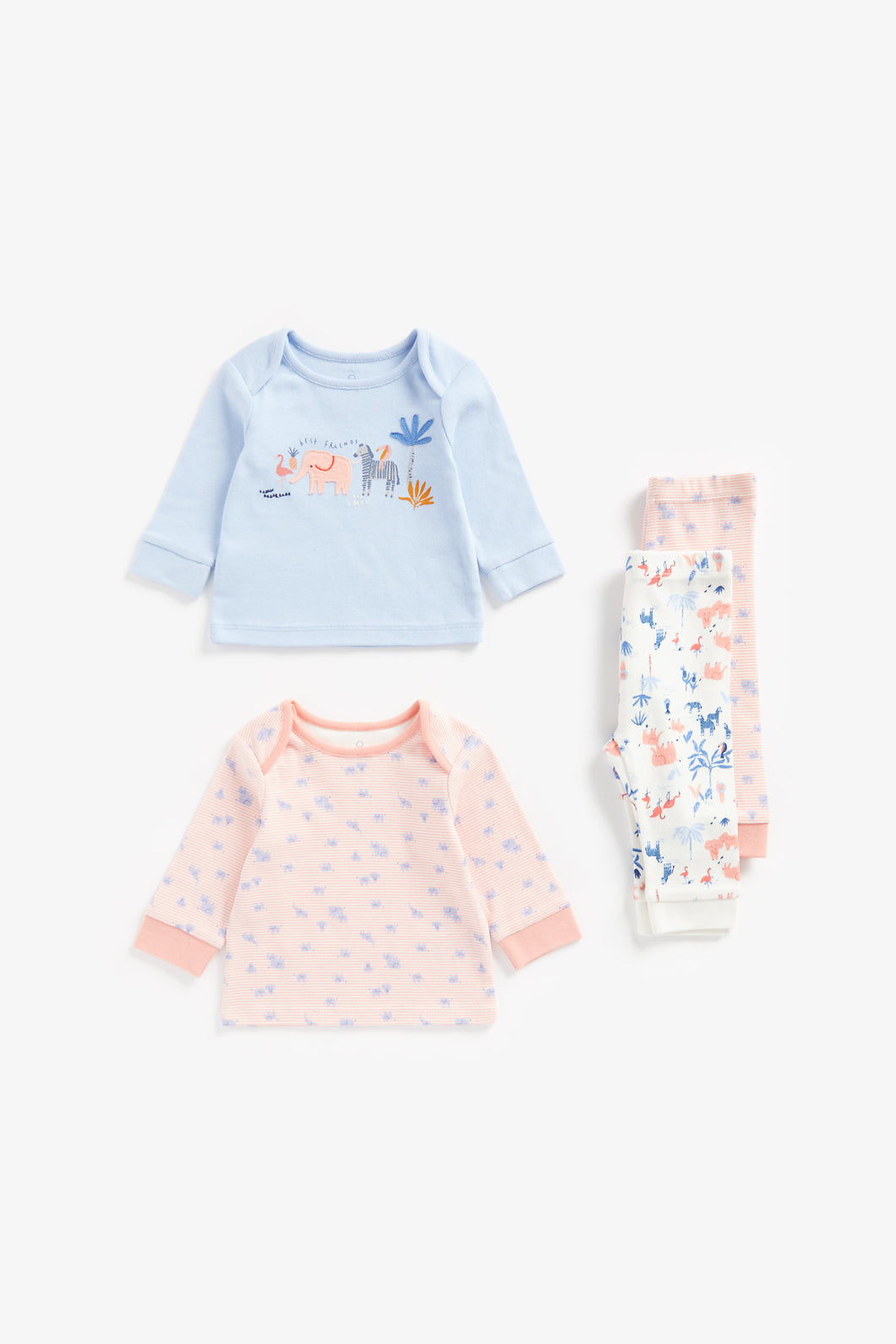 Mothercare Elephant Pyjamas - 2 Pack