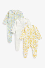 Load image into Gallery viewer, Mothercare Floral Sleepsuits - 3 Pack
