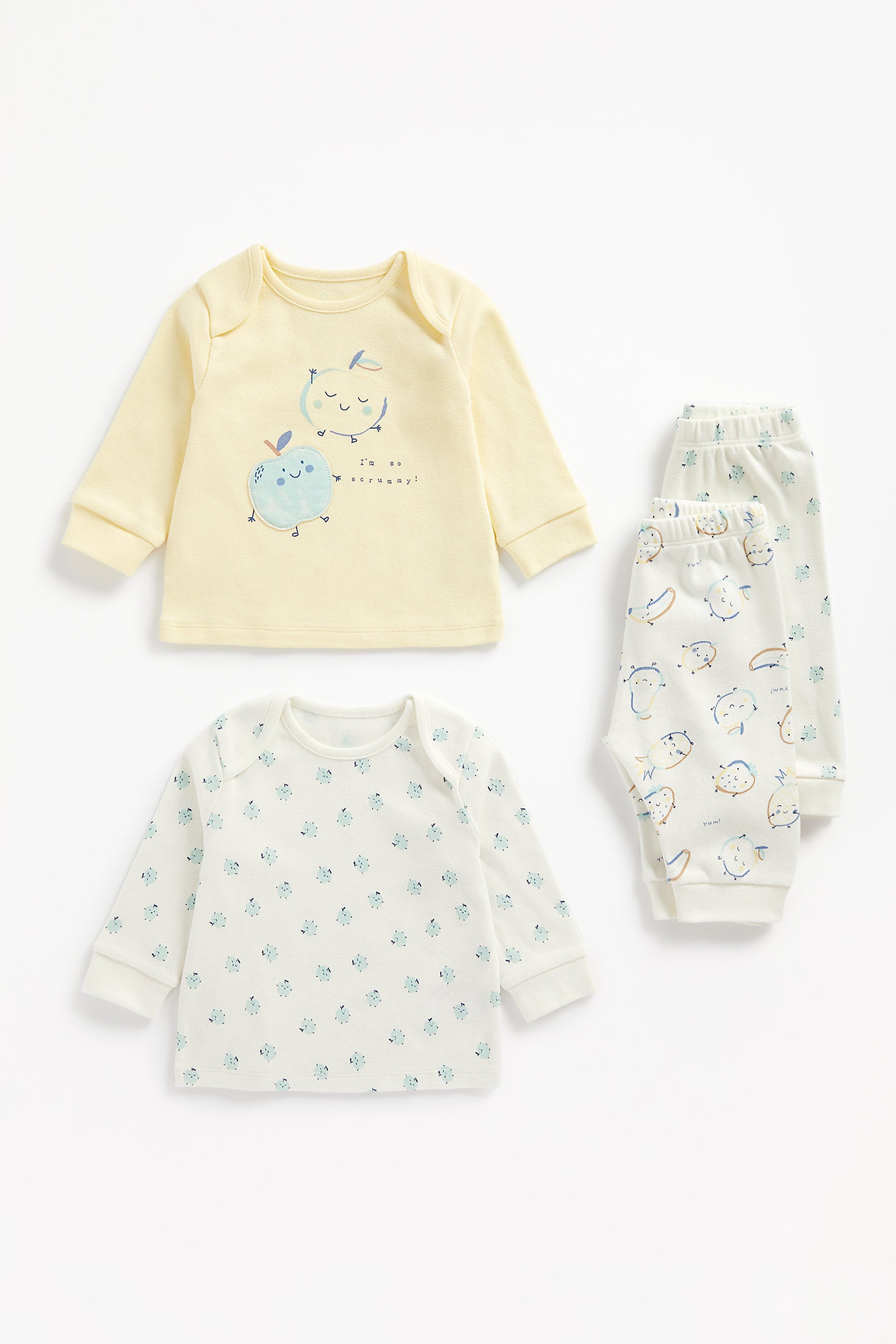 Mothercare Fun Fruit Pyjamas - 2 Pack