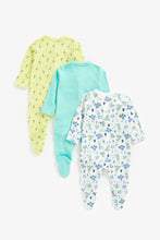 Load image into Gallery viewer, Mothercare Dino Sleepsuits - 3 Pack
