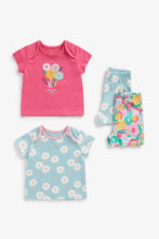 Load image into Gallery viewer, Mothercare Daisy Shortie Pyjamas - 2 Pack
