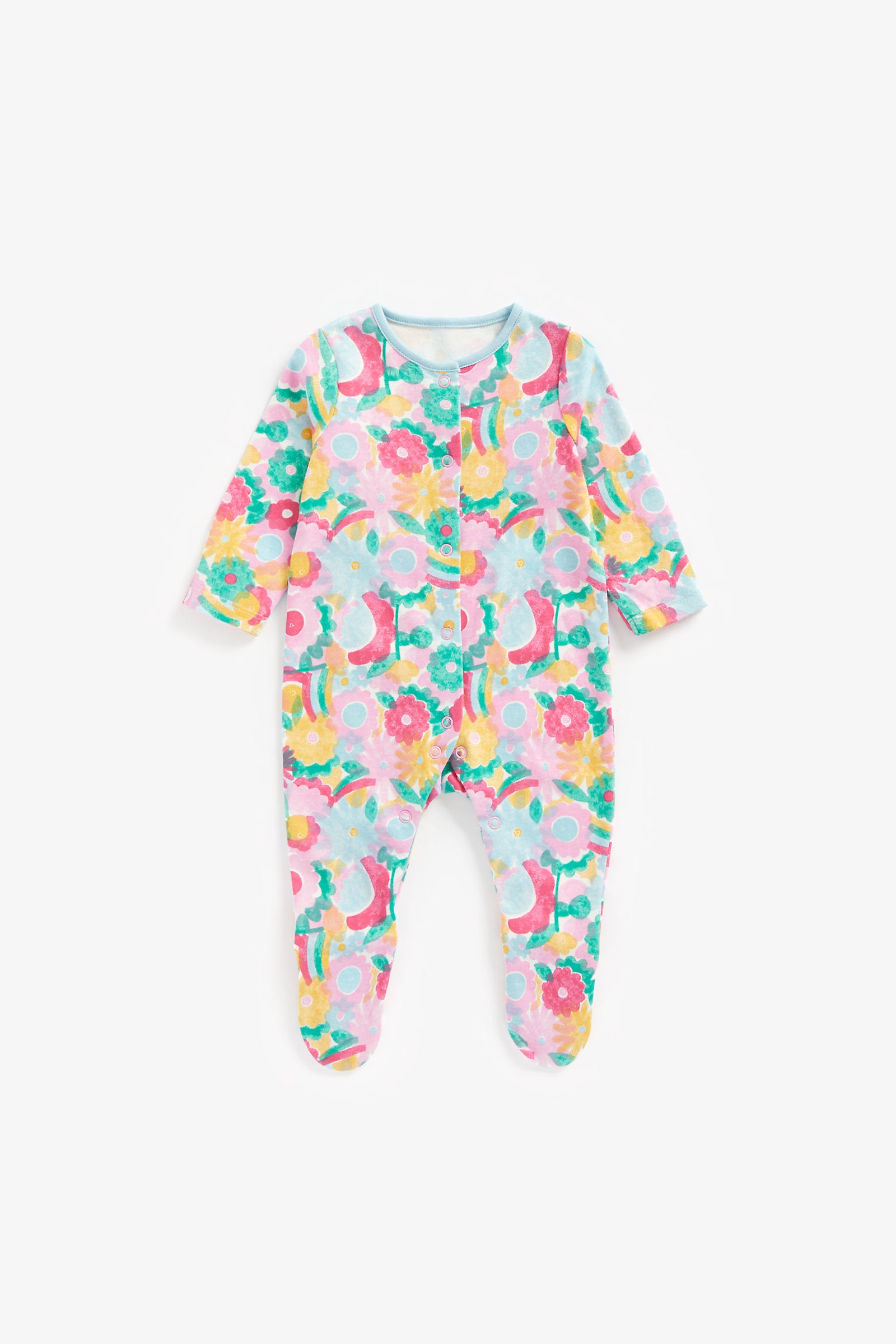 Mothercare Daisy Sleepsuits - 3 Pack